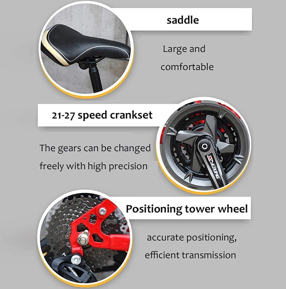 Amazon | 26インチマウンテンバイク、24スピード自転車、大人用